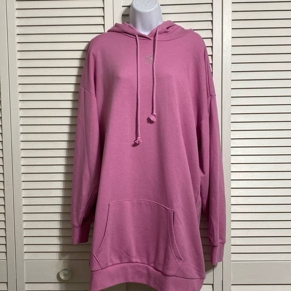 ADIDAS Women's Logo Hoodie Dress - Picture 1 of 7